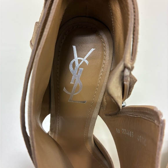 Yves Saint Laurent  Tan High Heels - Picture 11 of 14